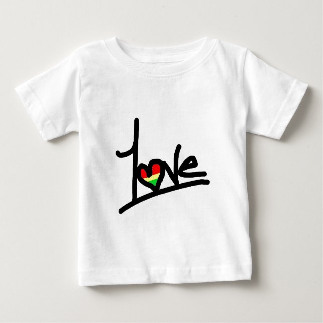 1 Liebe Baby T-shirt (Vorderseite)