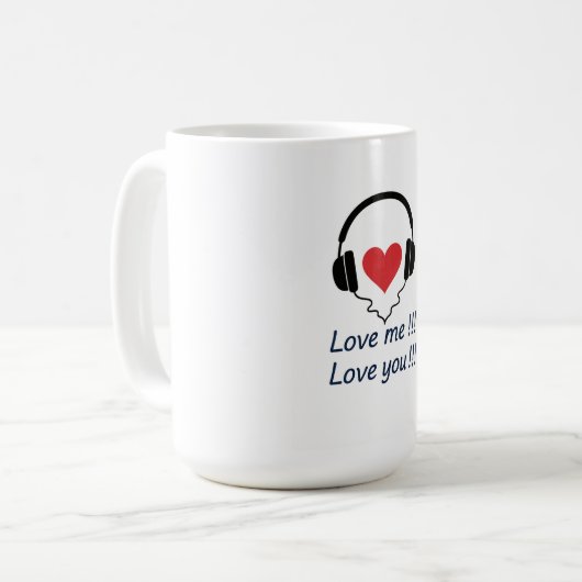 1/LIEBE ME LIEBE SIE KAFFEETASSE (Vorderseite Links)