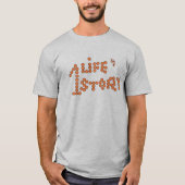 " 1 Life 1 Story - DJ - einzigartiges EDM-Design T-Shirt (Vorderseite)