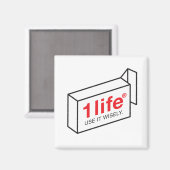 1 Life Magnet (Vorderseite/Rückseite)