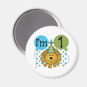 1. Lion Birthday Magnet (Vorderseite/Rückseite)