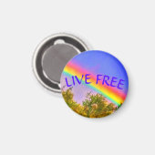 1 LIVE GRATIS MAGNET SMALL MAGNET (Vorderseite/Rückseite)