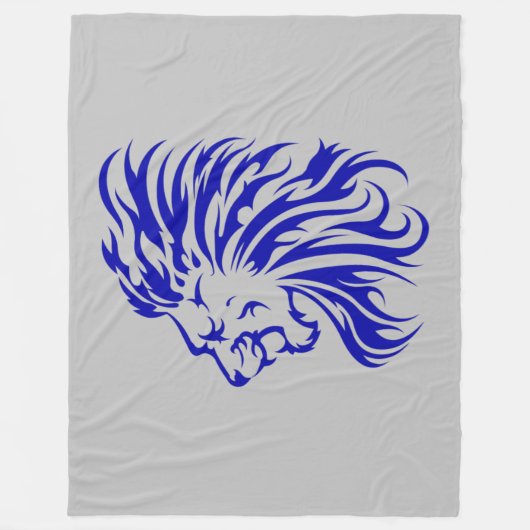 1.Löse den König des Dschungels und alle Tiere  Fleecedecke (Vorderseite)