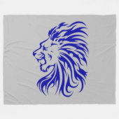 1.Löse den König des Dschungels und alle Tiere Fleecedecke (Vorderseite (Horizontal))