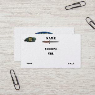 1. lrrps sof sfg sf grüne Barette der besonderen Visitenkarte