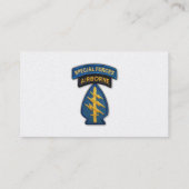 1. lrrps sof sfg sf grüne Barette der besonderen Visitenkarte (Rückseite)