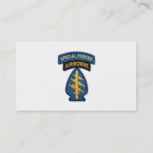 1. lrrps sof sfg sf grüne Barette der besonderen Visitenkarte (Rückseite)