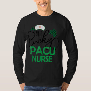 1 Lucky Pacu Nurse St Patrick S Day Women Rn Nu T-Shirt
