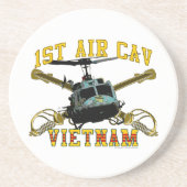 1. Luft Cav - Vietnam Sandstein Untersetzer (Vorne)