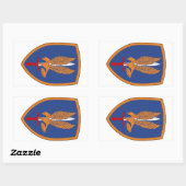 1. Luftfahrt-Brigade Rechteckiger Aufkleber (Blatt)