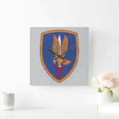 1. Luftfahrtbrigade Quadratische Wanduhr (Zuhause)