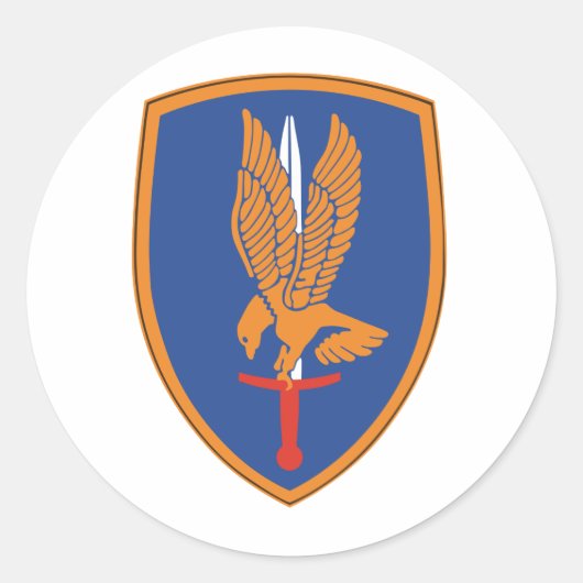1. Luftfahrtbrigade Runder Aufkleber (Vorderseite)