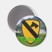 1. Luftkavallerie Pflaster vietnam Magnet Veteran (Vorderseite/Rückseite)