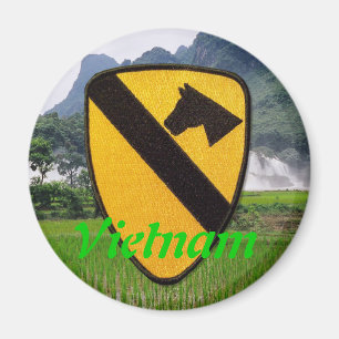 1. Luftkavallerie Pflaster vietnam Magnet Veteran