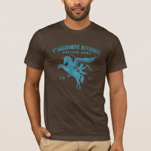 1. Luftlandedivision Britische Armee - Vintage Bla T-Shirt