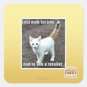 1. Mah verloren Quadratischer Aufkleber