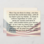 1. Mai Gebet Postkarte (Vorne/Hinten)