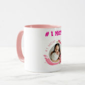 1 Mama Benutzerdefinierte Tasse - Muttertagsgesche (Vorderseite Links)