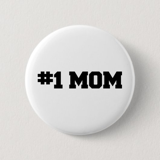 #1 MAMA, der glückliche Tag der Mutter, Button (Vorderseite)