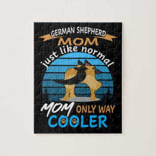 1 Mama des deutschen Hirten, genau wie die normale Puzzle