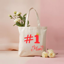 #1 Mama Liebe Personalisierte Tote-Tasche