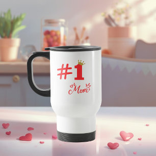 #1 Mama Liebt Personalisierter Reisebecher