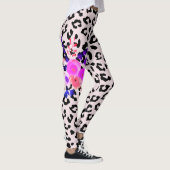 #1 Mama, Muttertag Blumentierleder, Leggins L (Rechts)