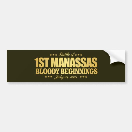 1. Manassas (FH2) Autoaufkleber (Vorne)
