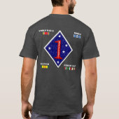 1. Marineinfanteriedivision T-Shirt (Rückseite)