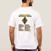 1. Marineinfanteriedivision WELTausflug T-Shirt (Rückseite)
