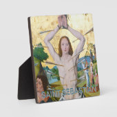 1. Märtyrertum St Sebastian (M 013) 5,25" Platz Fotoplatte (Vorderseite)