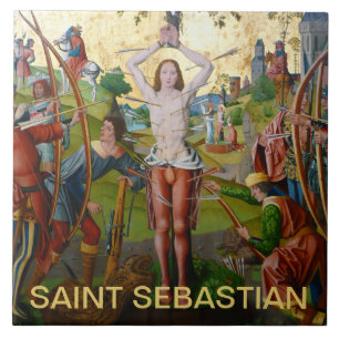 1. Martyrium des hl. Sebastian (M 013) Fliese