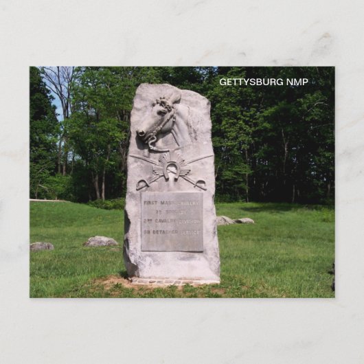 1. MASSACHUSETTENKALVARY POSTKARTE (Vorderseite)