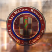 1. Medizinische Brigade Fensteraufkleber (Blatt 2)