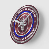 1. Medizinischer Brigade-Sake Runde Wanduhr (Winkel)