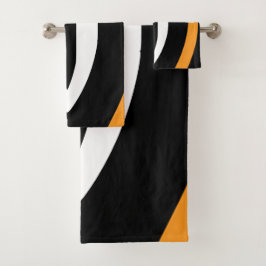 1 Minimalistischer Naturerhythmus Badhandtuch Set