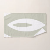 1 Minimalistischer Naturerhythmus Badhandtuch Set (Handtuch)