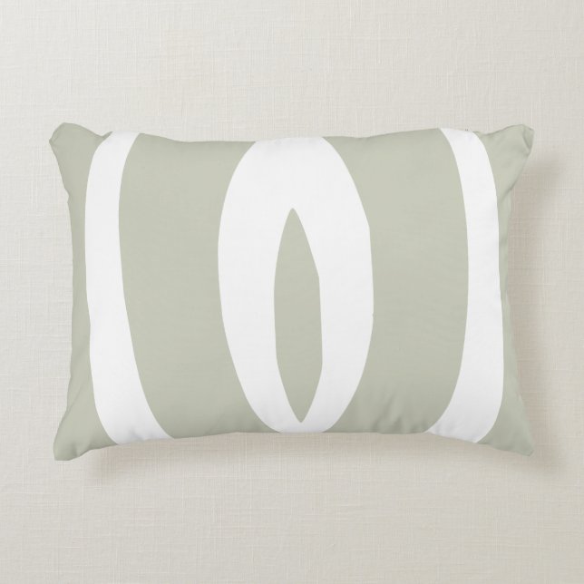 1 Minimalistischer Naturerhythmus Dekokissen (Vorderseite)