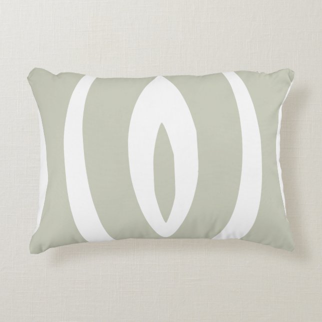 1 Minimalistischer Naturerhythmus Dekokissen (Vorderseite)