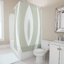 1 Minimalistischer Naturerhythmus Duschvorhang