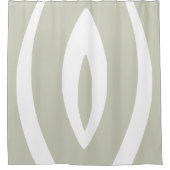 1 Minimalistischer Naturerhythmus Duschvorhang (Vorderseite)