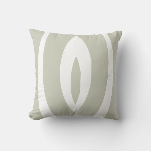 1 Minimalistischer Naturerhythmus Kissen (Vorderseite)