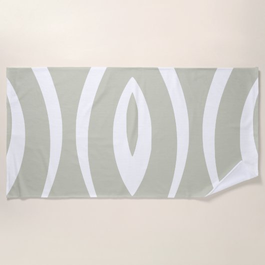 1 Minimalistischer Naturerhythmus Strandtuch (Vorderseite)