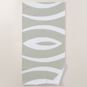 1 Minimalistischer Naturerhythmus Strandtuch (Vorderseite)