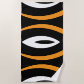 1 Minimalistischer Naturerhythmus Strandtuch (Vorderseite)