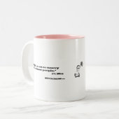 1% Mitt Zweifarbige Tasse (Vorderseite Links)