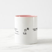 1% Mitt Zweifarbige Tasse (Mittel)