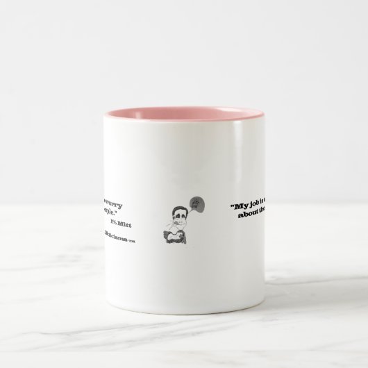 1% Mitt Zweifarbige Tasse (Mittel)