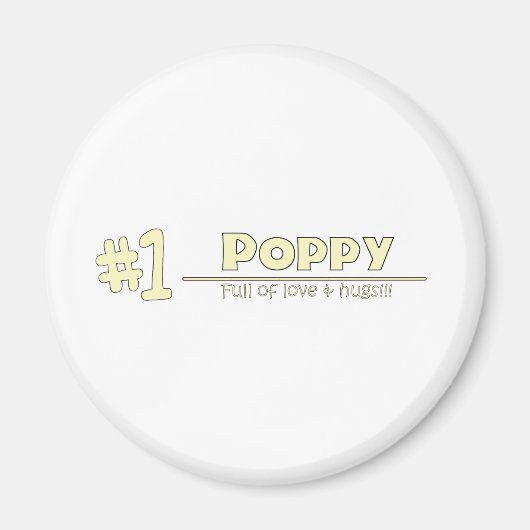 1 Mohn Magnet (Vorne)