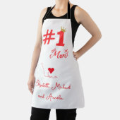 #1 Mom Love Personalized Apron Schürze (InSitu)